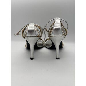 Chinese Laundry Womens Metallic Strappy High Heels Size 7M